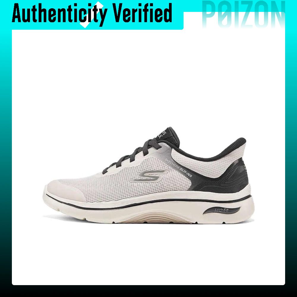 Running Shoes - スケッチャーズ メンズ ゴウォーク ローカット ランニングシューズ ベージュ
