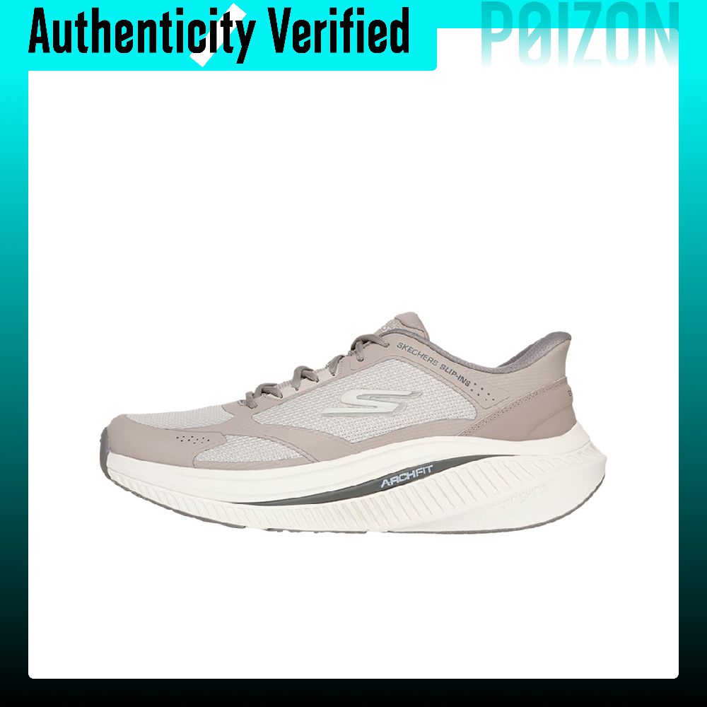 Running Shoes - スケッチャーズ スリップイン ロートップ ランニングシューズ メンズ ライトブラウン