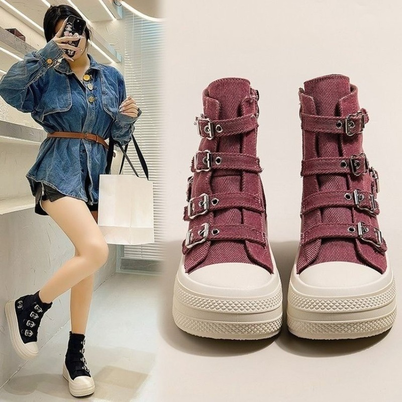 レディースシューズ 2025年春夏新作 カジュアル万能 ハイ - Women'S Shoes のレビューと価格