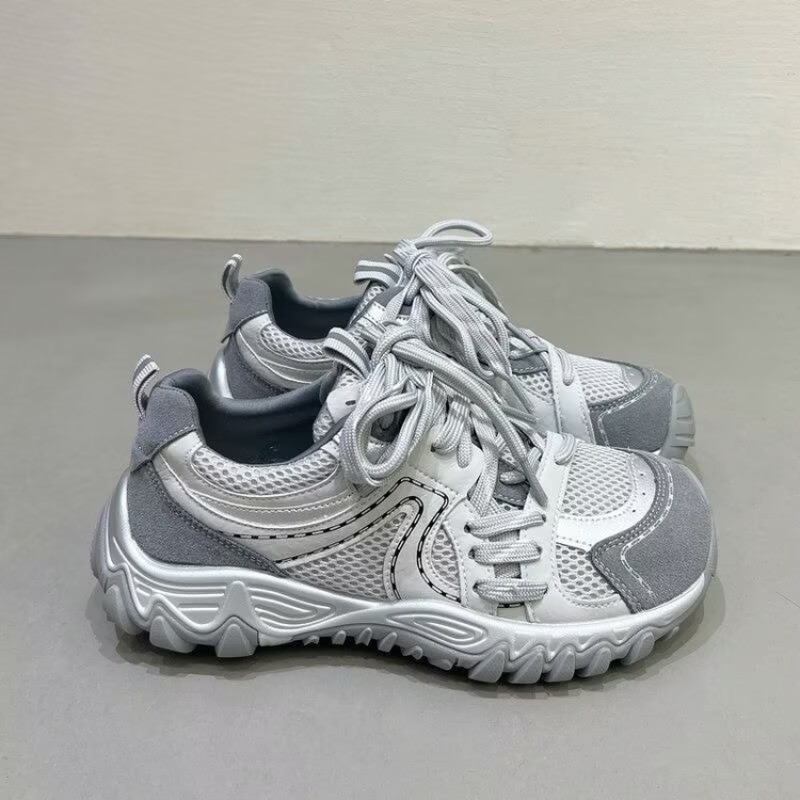 2026年レディースレトロハイキングスタイルスニーカー、メッ - Heels のレビューと価格